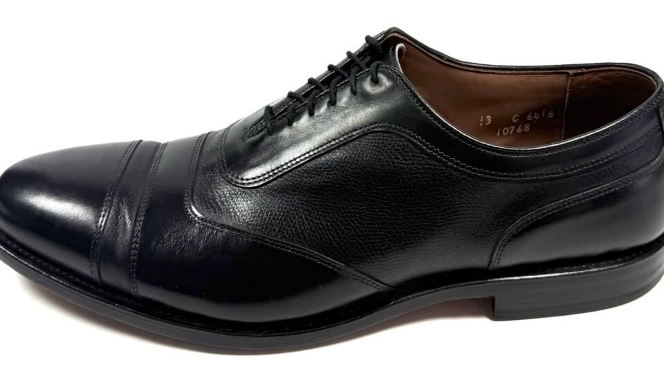 Allen Edmonds Winhall Dress Shoes Cap Toe Oxfords Size 13 C Narrow Black