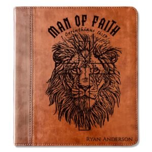 Personalized Bible for Men, ESV Journaling Study Bible, Custom Name Engraved