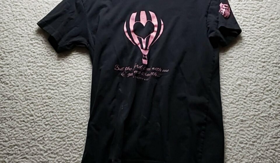 Next Level Apparel Shirt Mens Medium Black 2 Timothy 4:17 Bible Verse Tee