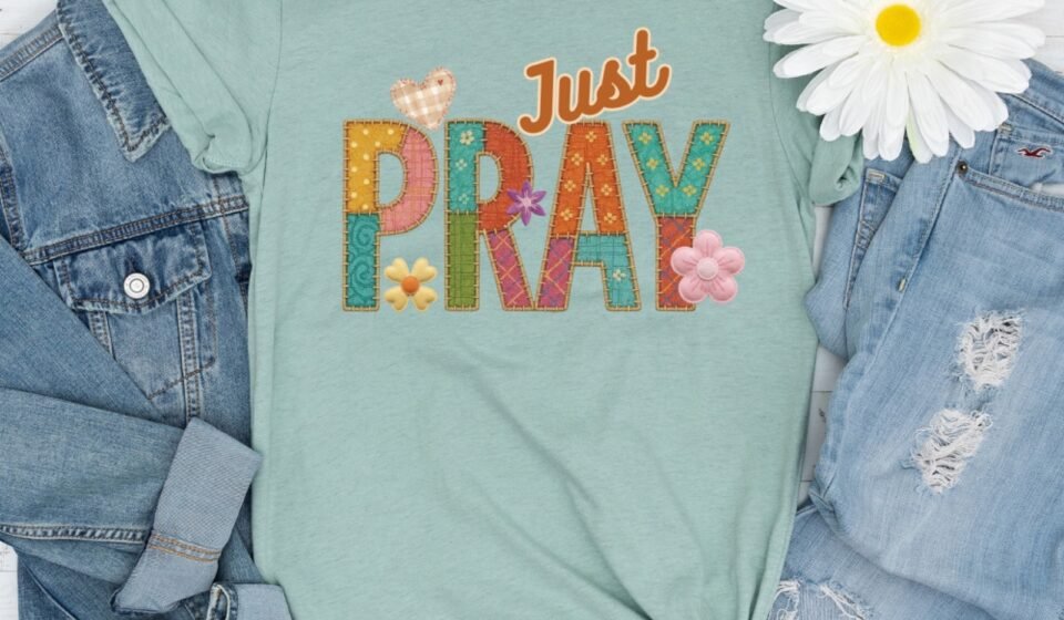 Just Pray Christian T-Shirt, Religious Graphic Tee, Prayer Warriors Shirt