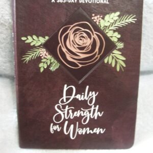 365 - Day Devotional " DAILY STRENGTH FOR WOMEN " Faux Leather Book