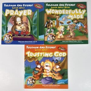 Solomon and Friends Kids Learn About Psalms Religious Picture Books Lot 3