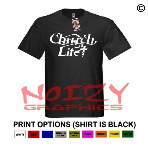 Church Life Shirt Black T-Shirt Jesus Cross Rap Hip Hop Rock Worship Religious
