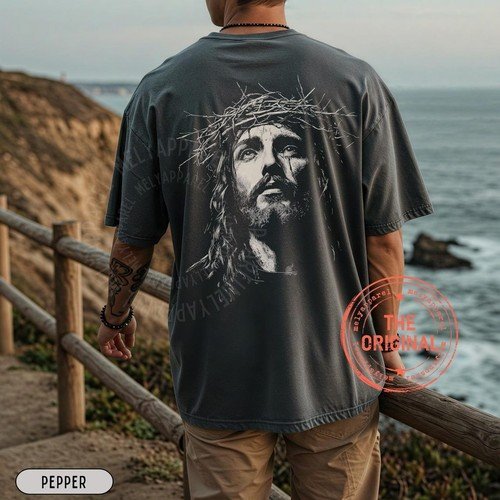 Jesus Shirt Christian Streetwear Religious Gift Faith Apparel Unisex Tee