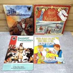 Lot Of 4 Children’s Christian Books Paper Back