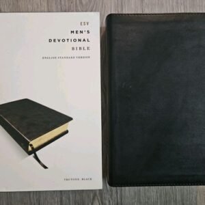 ESV Men's Devotional Bible Trutone Black Softcover by Crossway 2015